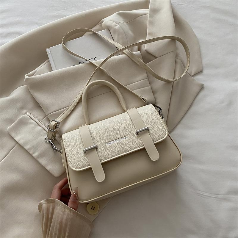 New Niche Design Box Bag Trendy Versatile Shoulder Bag Fashion Messenger Bag Premium Texture Portable Small Square Bag