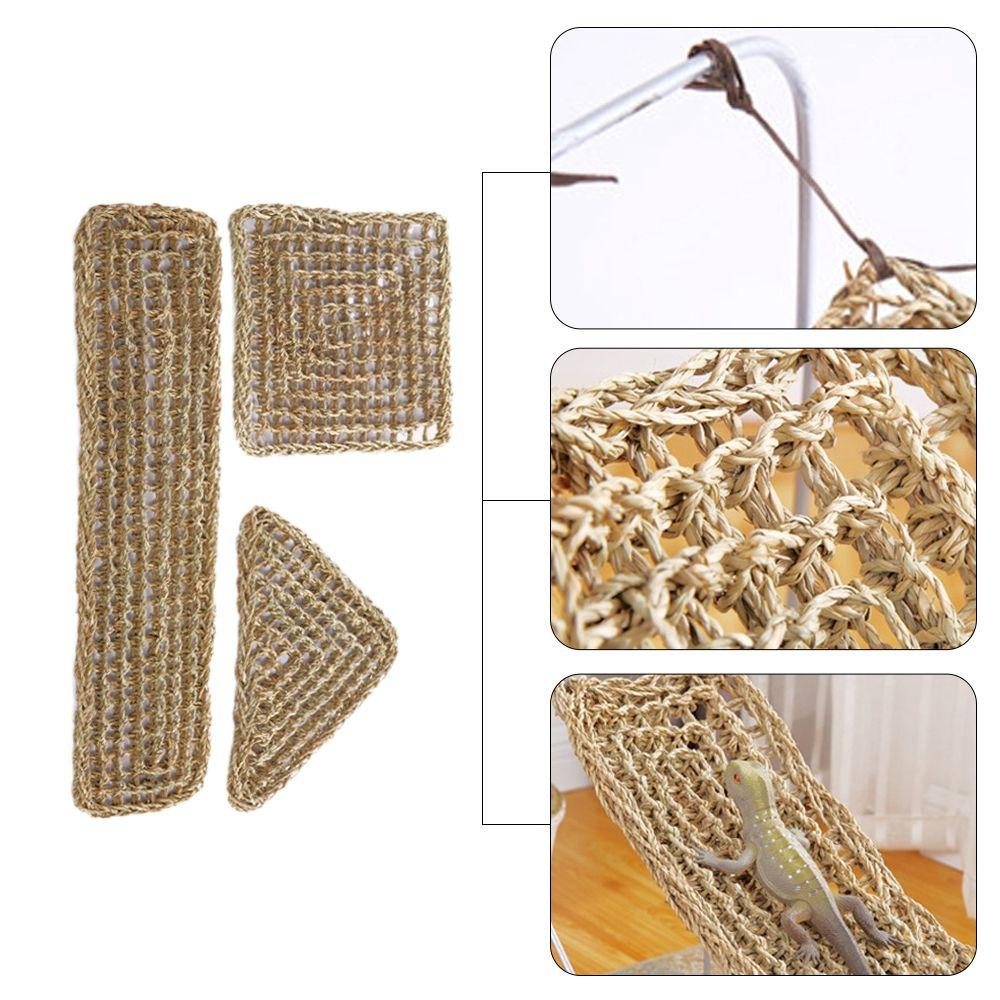 Ручная работа Натуральные спящие гекконы Товары для животных Гамак для рептилий Подвесной коврик для кровати Аксессуары