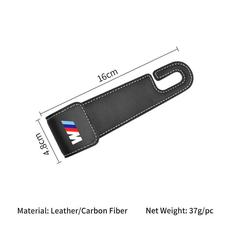 Car Sticker 2025 Hot Hidden Car Back Seat Hook Headrest Suede Accessories For BMW Motorsport X1 X3 X5 E39 E46 E90 F20 E60 F30 E3