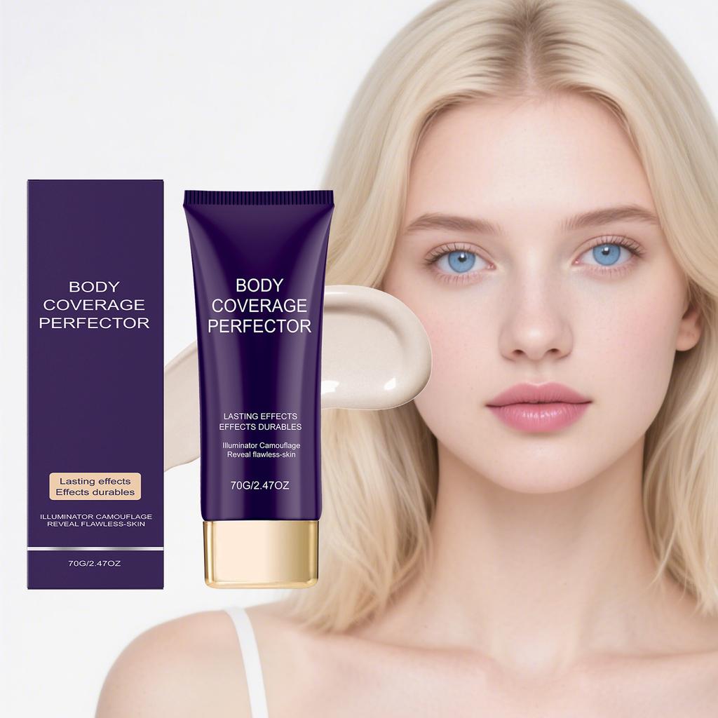 Ivory White Body Concealer Full Body Coverage Even Skin Tone Hide Imperfections Skin-Friendly Easy Blend Body Makeup 70g