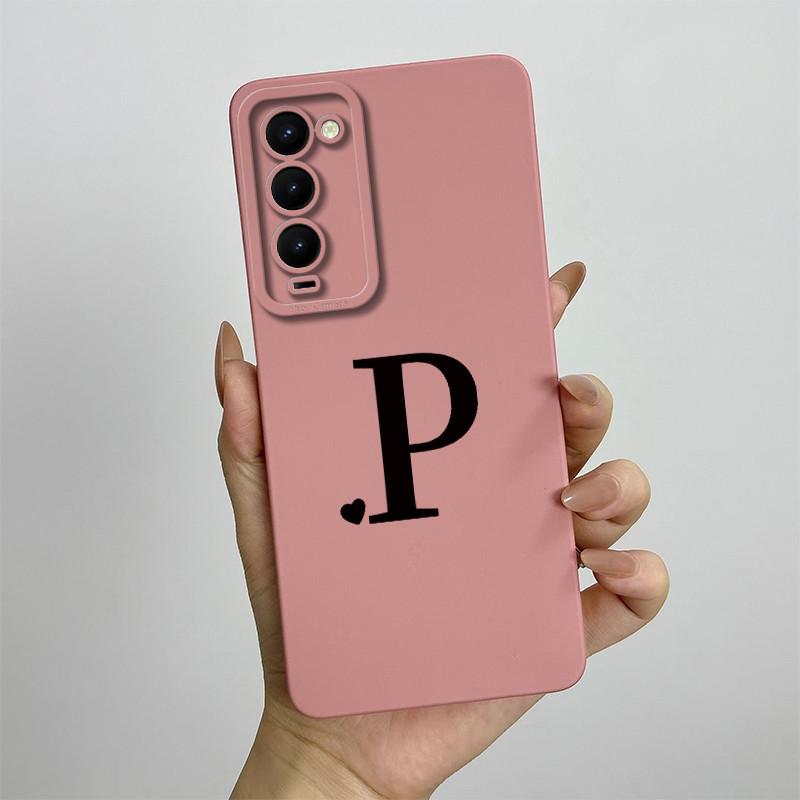 Чехол для Tecno Camon 18 Чехол для телефона Tecno Camon 18P Camon 18T CH6 CH7n Милые Заглавные Буквы Квадратный Силиконовый Ударопрочный Задний Чехол