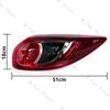 Для Mazda CX5 CX-5 2013 2014 2015 2016 Тормозной Стоп-сигнал Поворотник Задний Бампер Задний Фонарь Автомобильный Аксессуар Без Ламп