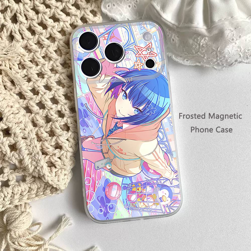 Милый P-ProjectS S-SEKAI Для iPhone 11,12,13,14,15,17,16,Pro,Plus,E,Max,Air,Mini Прозрачный Магнитный Матовый Чехол