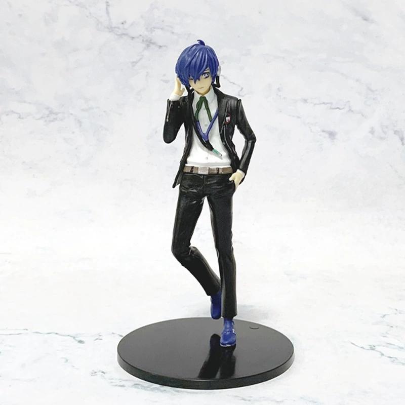 Persona3 Юкки Макото 17 см Крутой Парень Костюмы Носит Стоячая Поза Аниме Игра Модель Фигурка Хороший Настольный Периферийный Орнамент В Наличии