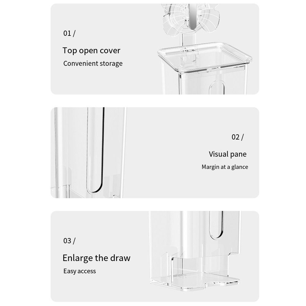 Wall-Mounted Hanging Panties Dispenser Suction Cup Clear Socks Organizer  Bedroom