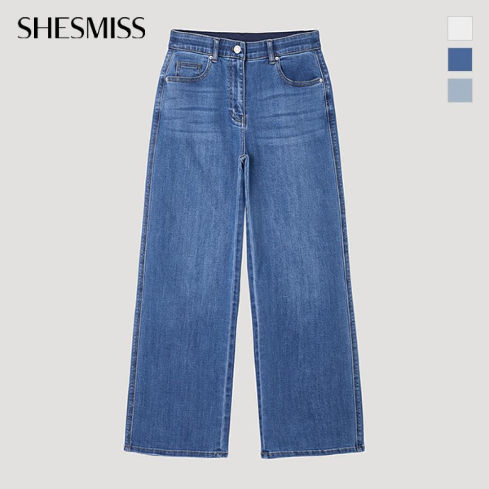[She S miSS] Wide Back Banding Denim pantS SSmSlp22070
