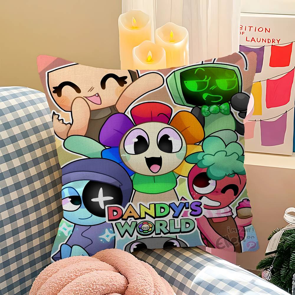 Game DDandys WWorld Pillow Cushion Cover Pillowcase Living Room Sofa Home Decor Customized