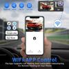 3-канальный автомобильный видеорегистратор WIFI Dash Cam для автомобилей Видеорегистратор Портативный 1080P Камера заднего вида для автомобиля G-Sensor Автомобильный аксессуар