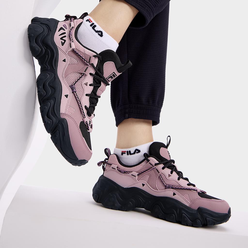 Fila Fluid 5 Туфли с кошачьими лапками 5.0 Универсальные кеды на шнуровке с низким верхом Женские кроссовки Фиолетовый Красный F12W432101FZN