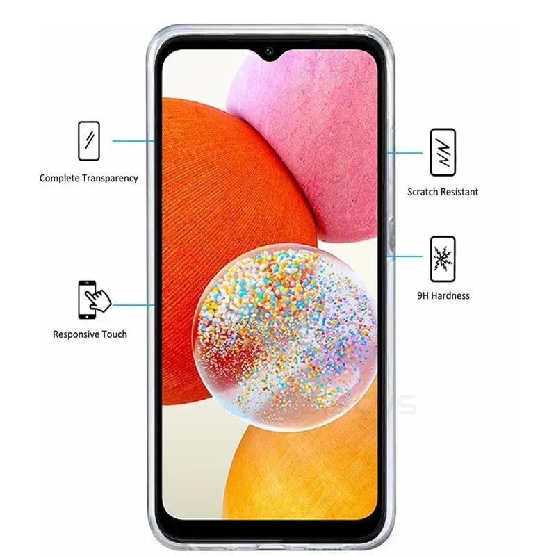 360 Degree Case For Samsung Galaxy A15 A35 A25 A04S A04E A14 A24 A34 A54 A03 A13 A33 A53 Transparent Built-in Screen Protector