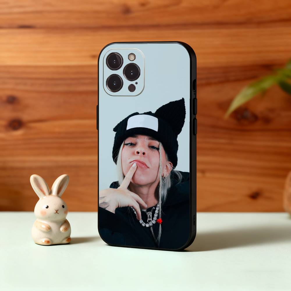 Чехол для телефона C-Cool Young M-Miko Singer для iPhone17,16,15,14,13,12,Plus,Pro Max, 5G Другие Мягкий Черный Чехол