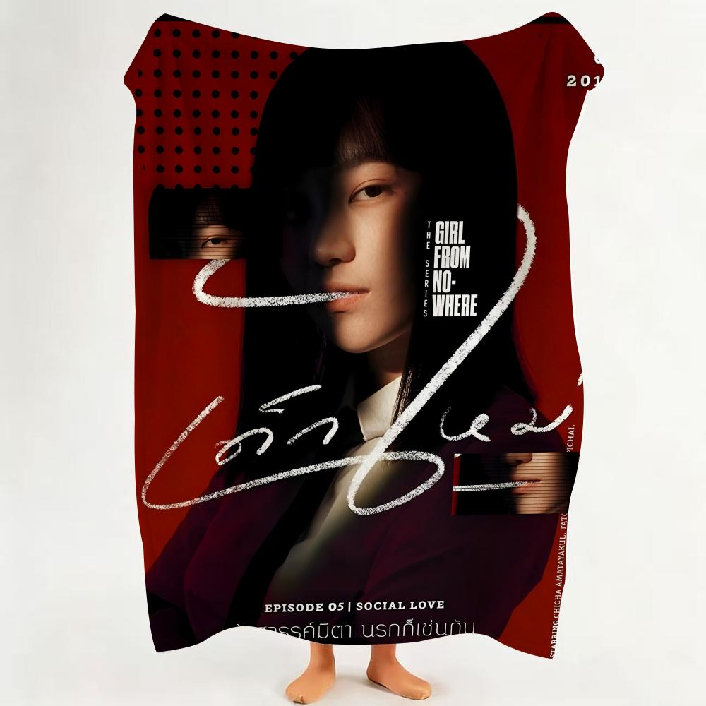 Плед Drama G Girl f из N Nowhere Фланелевый Плед Подходит для Дивана Гостиной Спальни