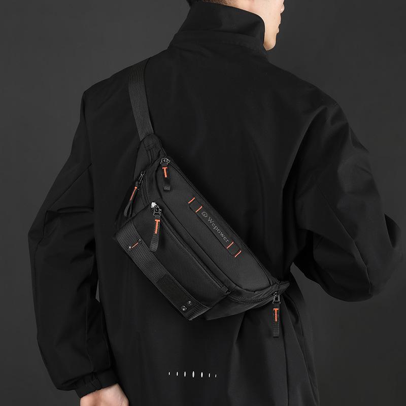 WEPOWER Outdoor Waterproof Crossbody Waist Bag for Travel, Running, Cycling, and Commuting