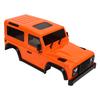 RC Car Body Shell with Connecting Rod 144mm Wheel Base RC Car Shell Spare Parts for 1 16 1 24 Climbing Car Orange