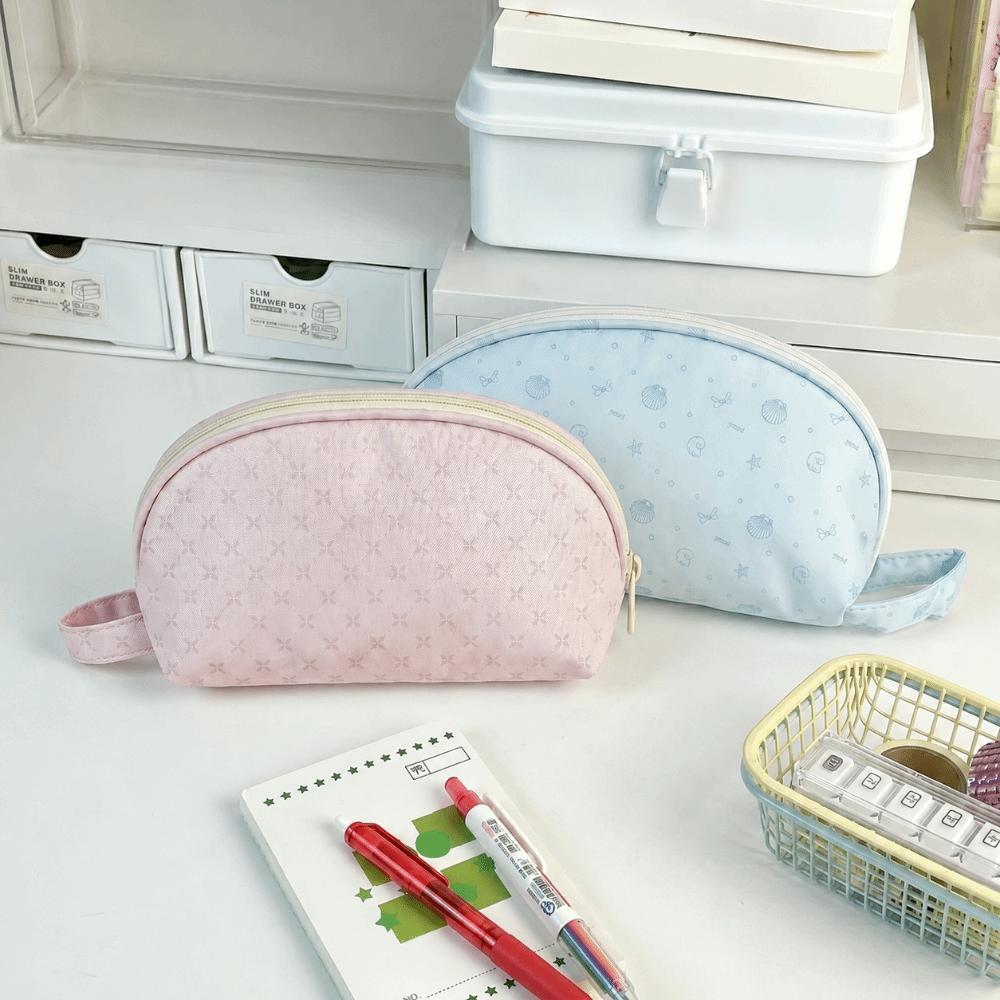 Polka Dot Pattern Pencil Case Large Capacity Stationery Bag Stationery Organizer  Students Gift