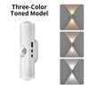 RGB Gradient LED Night Light with Motion Sensor Wall Lamp Rechargeable Ambient Dimmable Indoor Lights Magnetic Step Lighting