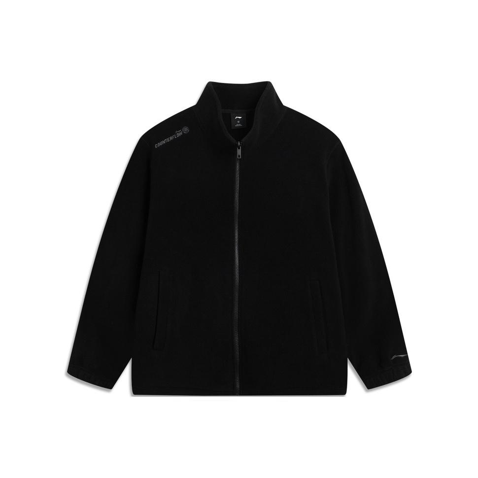 Li Ning CF Уличная куртка для通勤, ветрозащитная, теплая, унисекс, AEMV057-1
