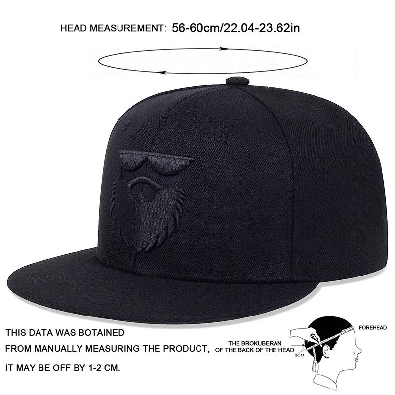 Модная мужская и женская хлопковая бейсболка Snapback в стиле хип-хоп, бейсболка с вышивкой Uncle Beard, кепки для дальнобойщиков, регулируемые шляпы для отдыха на открытом воздухе