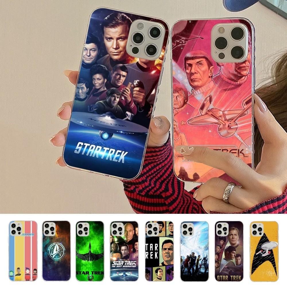 Чехол для телефона S-Stars T-Trek для iPhone 15 14 11 12 13 Mini Pro XS Max Чехол 6 7 8 Plus X XR SE 2020 Funda Shell