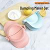 Dumpling Maker Set: Handmade Dumpling Mold, Baozi Press, Manual Filling Spoon, Dumpling Skin Cutter.