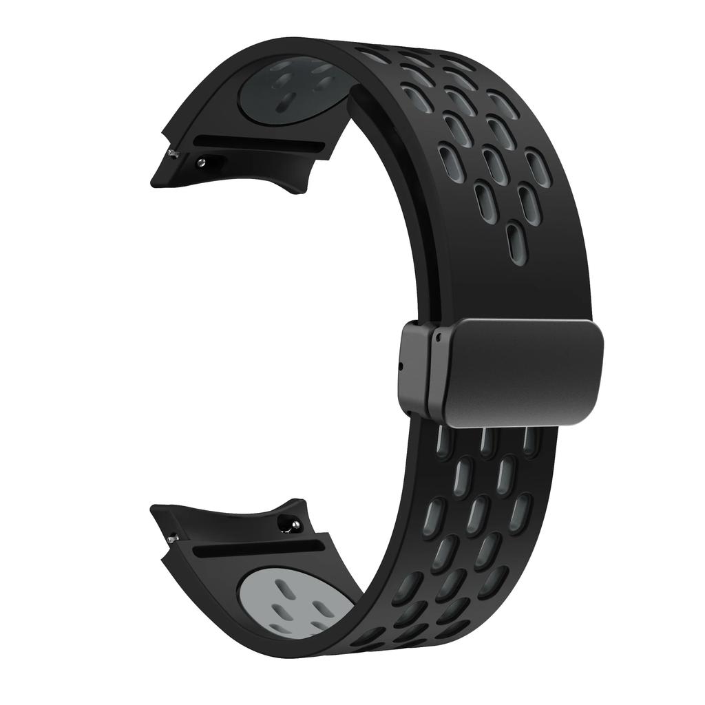 Силиконовый ремешок для Samsung Galaxy Watch 7 6 5 4 40 мм 44 мм 5Pro 45 мм Магнитная застежка No Gaps Band 6 Classic 43 мм 47 мм 42 Браслет