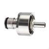 Stainless Steel Carbonation Cap Counter Pressure Bottle Filling 5/16 Inch Barb CO2 Coupling To