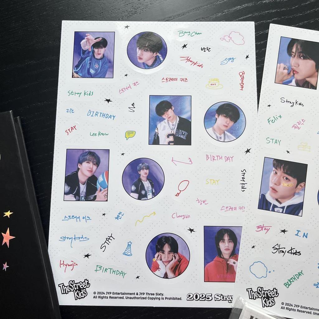 [Б/У] StrayKids Seagri 2025 Родная страна Южная Корея набор из 4 предметов