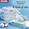 Влажные салфетки Kojima Pet для кошек, котят и собак – дезодорирующее очищающее средство без мытья