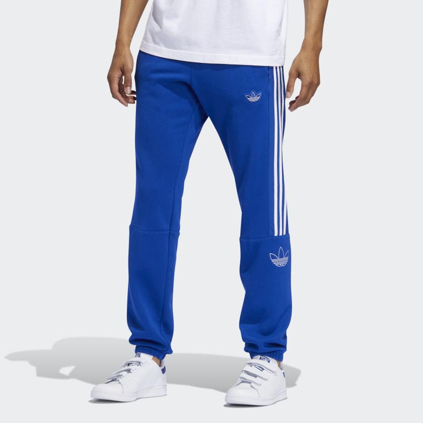 adidas Оригинальные вязаные спортивные штаны мужские синие EJ8793