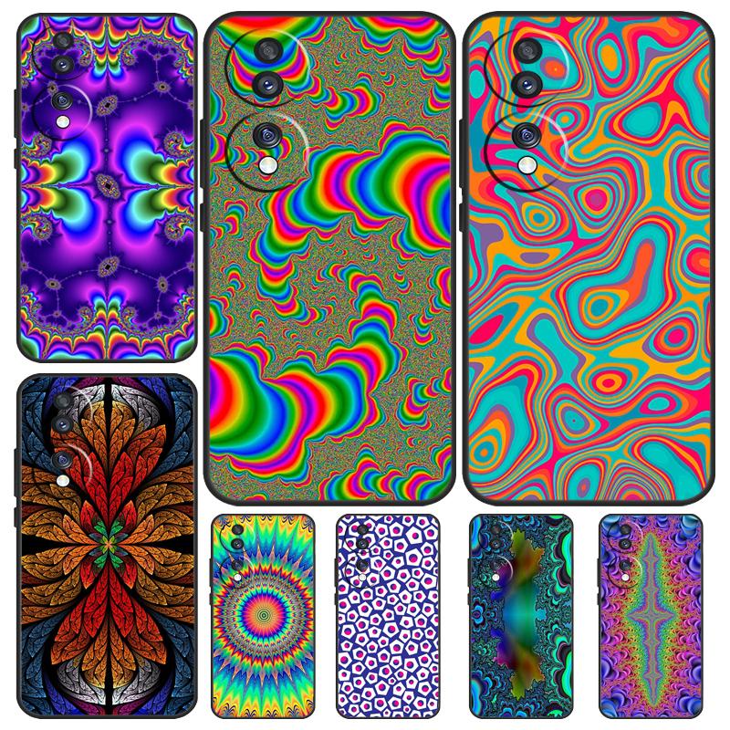 Vintage Ornament For Honor 90 70 50 Lite Magic 5 Pro 8X 9X Phone Case For Honor X8a X9a X7a X6a X9 X7 X8 X9b