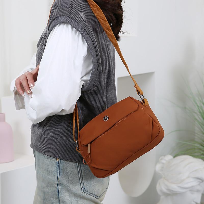 Нейлоновая сумка с несколькими карманами, женская сумка через плечо, однотонная сумка для мамы, сумка для мобильного телефона