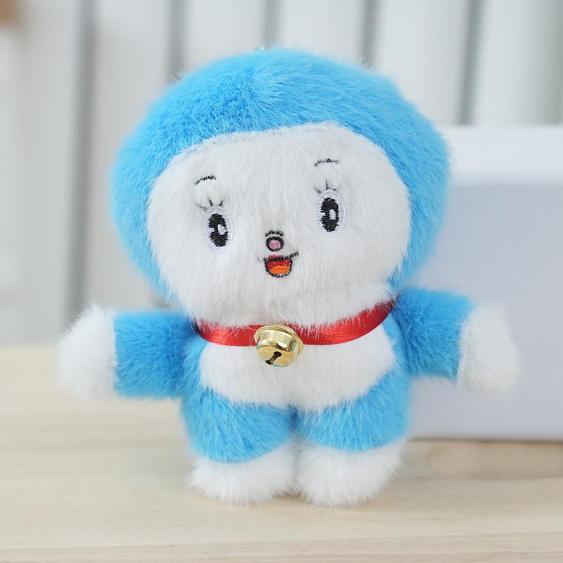 Adorable Doraemon Plush Keychain Cute Cat Doll Backpack Charm For Kids