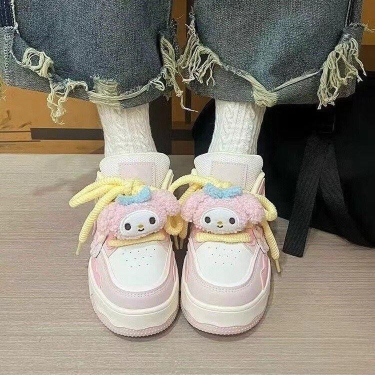 Дофаминовые кеды детские Югуи собака Мелодия студенты нишевый тренд кеды женские в наличии