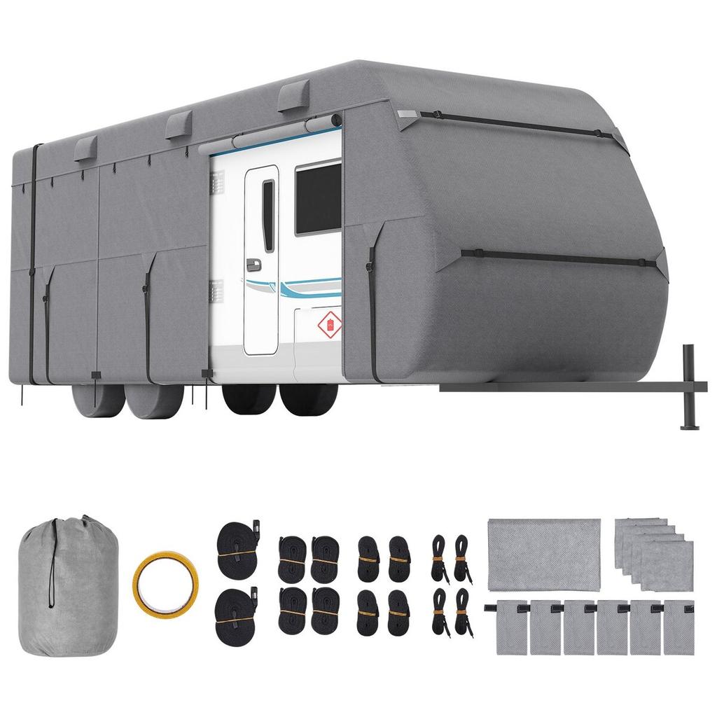 Trailer Travel RV Cover 24-27 ft Class A Camper Cover Non-Woven Fabric