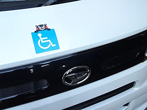 Наклейка на автомобиль WISESEED Кумамон Знак инвалидной коляски - ISA/Базовый (портативный) (Магнитный тип) Знак инвалидности Инвалидная коляска Инвалидная коляска