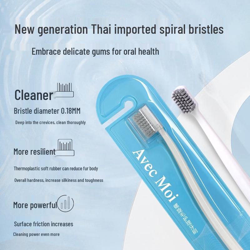 Avec Moi Adult Nano Bristle Toothbrush