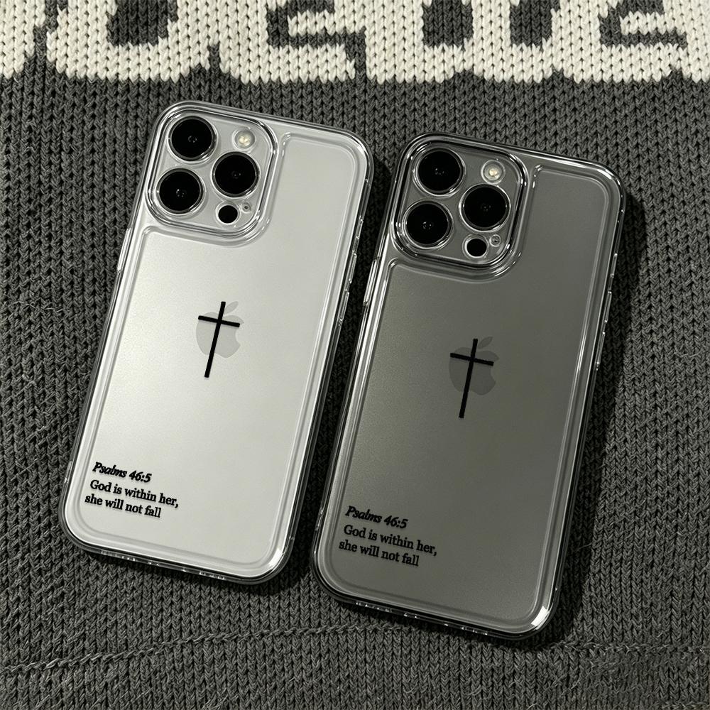 Библейский сюжет на Кресте Модный чехол для телефона для iPhone 17 16E 15 11 12 14 13 Pro Max 16 Plus 17E Air Ударопрочный чехол Fundas