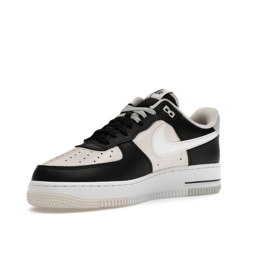 Nike Air Force 1 07 LV8 Split - Black Phantom Men Sneakers White Light-Silver FD2592-002