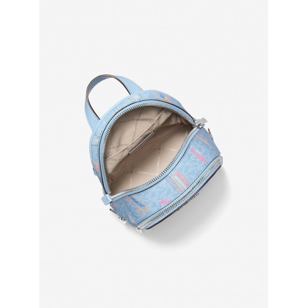 Michael Kors Рюкзак Rhea Очень маленький   Mk Signature 35t5srab0i1540 Светло-голубой