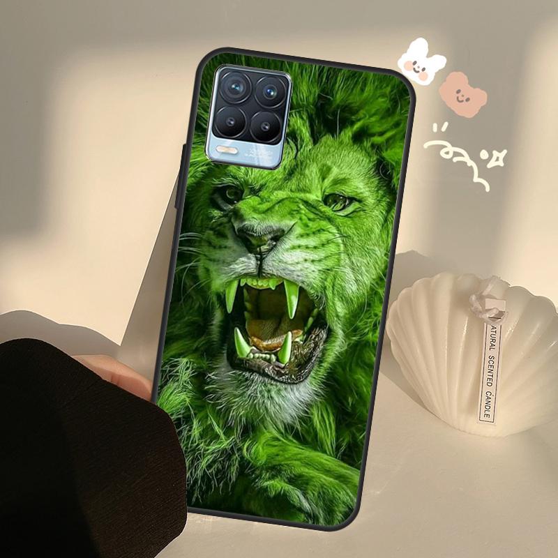 Чехол King of jungle Lion для OnePlus 10 9 Pro 8T 9R Nord2 Чехол для Realme GT Neo 2 3 GT Master 8i 9i 8 Pro