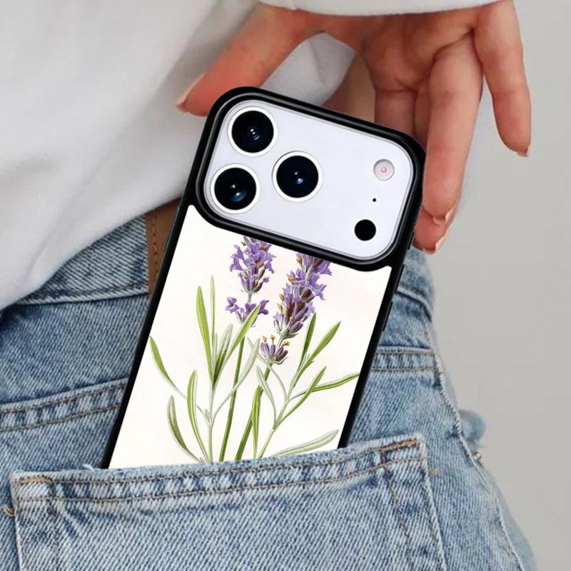 Ботанические Рисунки Цветы Растения Мягкий Чехол для Телефона для iPhone 16e 15 14 13 12 17 Pro Max Plus Air 17pro Чехол Coque