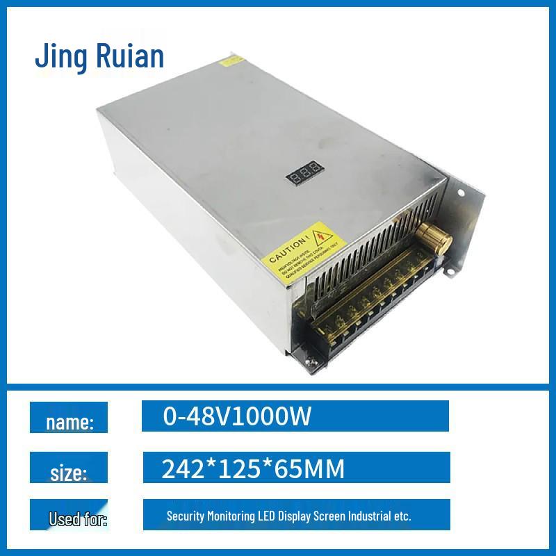 220V Adjustable Power Supply, 0-48V, 1000W/1200W High-Power DC Switch
