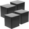 4 Pcs Powder Coffee Bean Tea Leaf Sugar Storage Jar Office Bowl Tinplate Container Boxes for Gift Giving Small