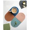 Радужный силиконовый коврик для стола Coaster Multifunctional Pot Holders For Kitchen Heat Resistant Pan Dispenser Placemat
