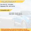 Замена брелока для Toyota Camry 2018-2023 / Corolla 20-21, Бесключевой пульт дистанционного управления, HYQ12BFB, 4 кнопки