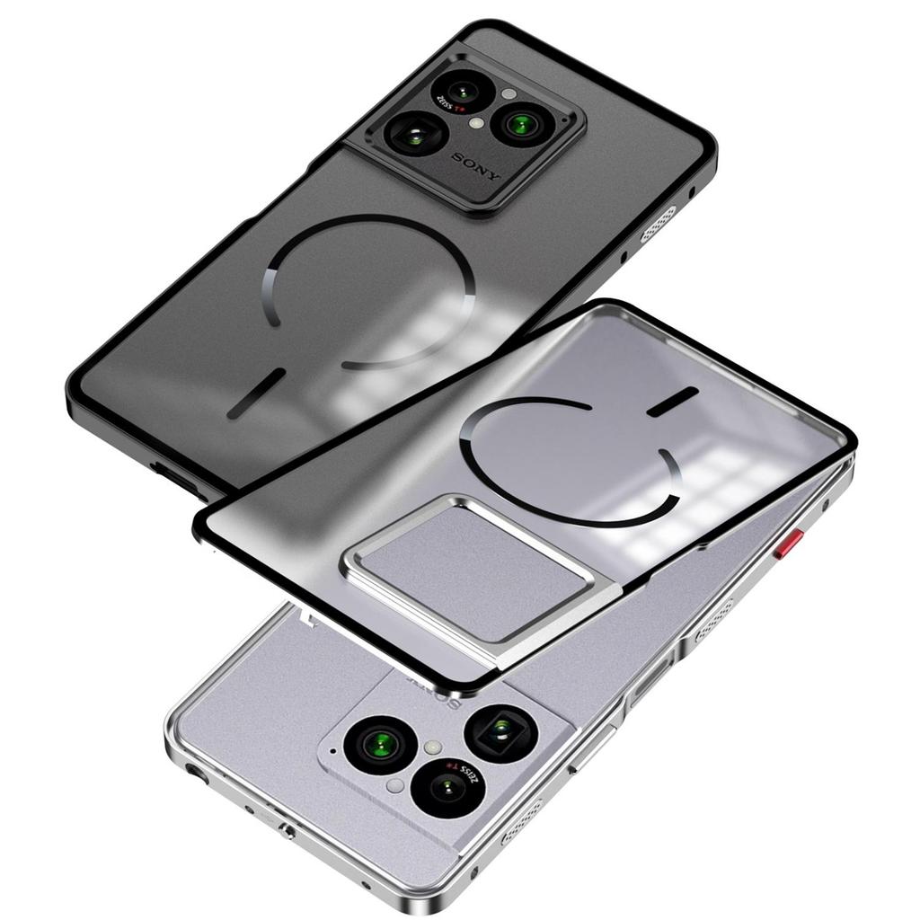Совместимый чехол для Sony Xperia 1 VIII, металлический, с защелкой, матовый, магнитный, с теплоотводом, противоударный