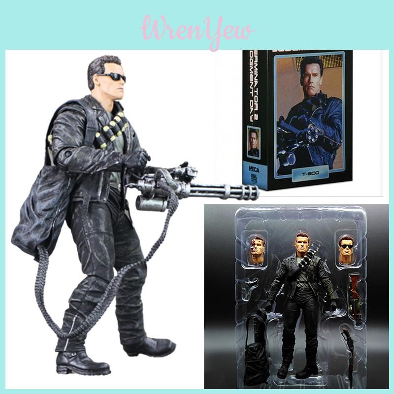 Realistic Terminator 2 Judgment Day T-800 Ultimate Arnold Model Toy 7" For Display