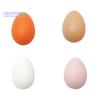 1 комплект пасхальных яиц, произвольный цвет - гладкая поверхность, реалистичные многоразовые 100 шт., цветостойкие DIY, создающие атмосферу, пасхальные яйца, подвески, пасхальные принадлежности