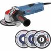 BOSCH Meuleuse X-LOCK 125mm 1300W GWX 13-125S + 3 Disques - 0615990L0U