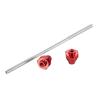 12/15/20mm Bicycle Truing Stand Thru Axle-Adapter Stainless Steel Rod Bicycle Front Wheel Hub Adapter for Wheel Truing Stands